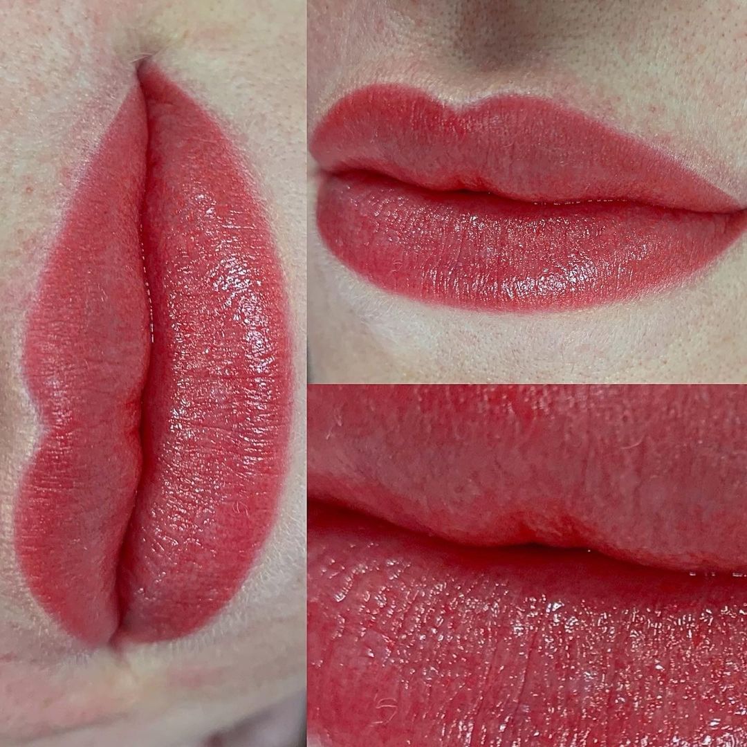 Перманентный макияж губ нюдовые оттенки